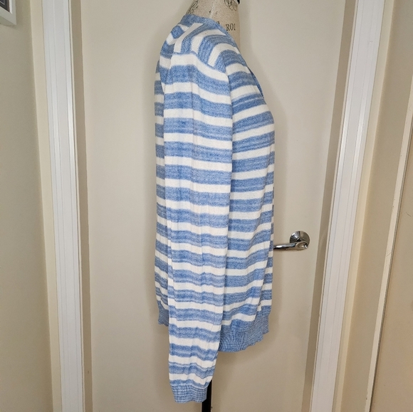 Men's stripe knit long-john sweater - Picture 3 of 8